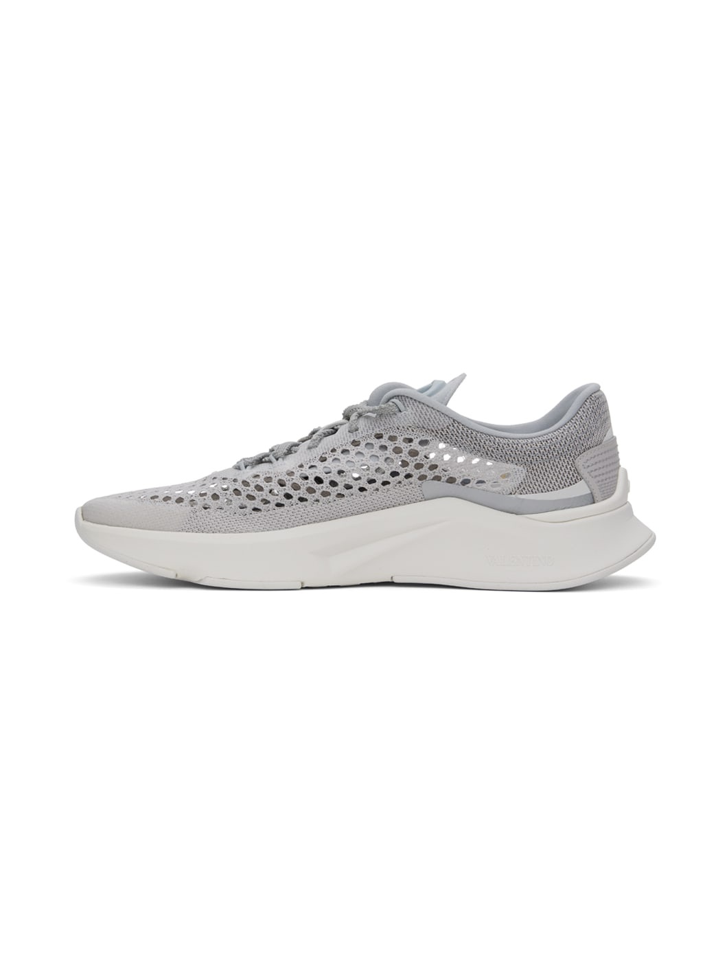 Gray Mesh Sneakers - 3