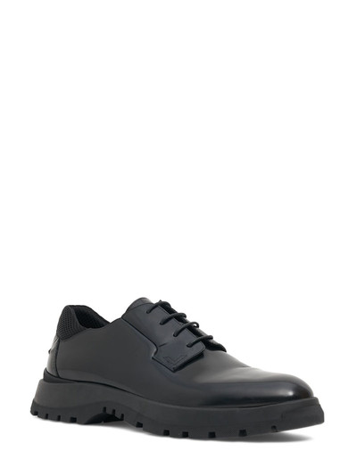 VERSACE Leather lace-up shoes outlook