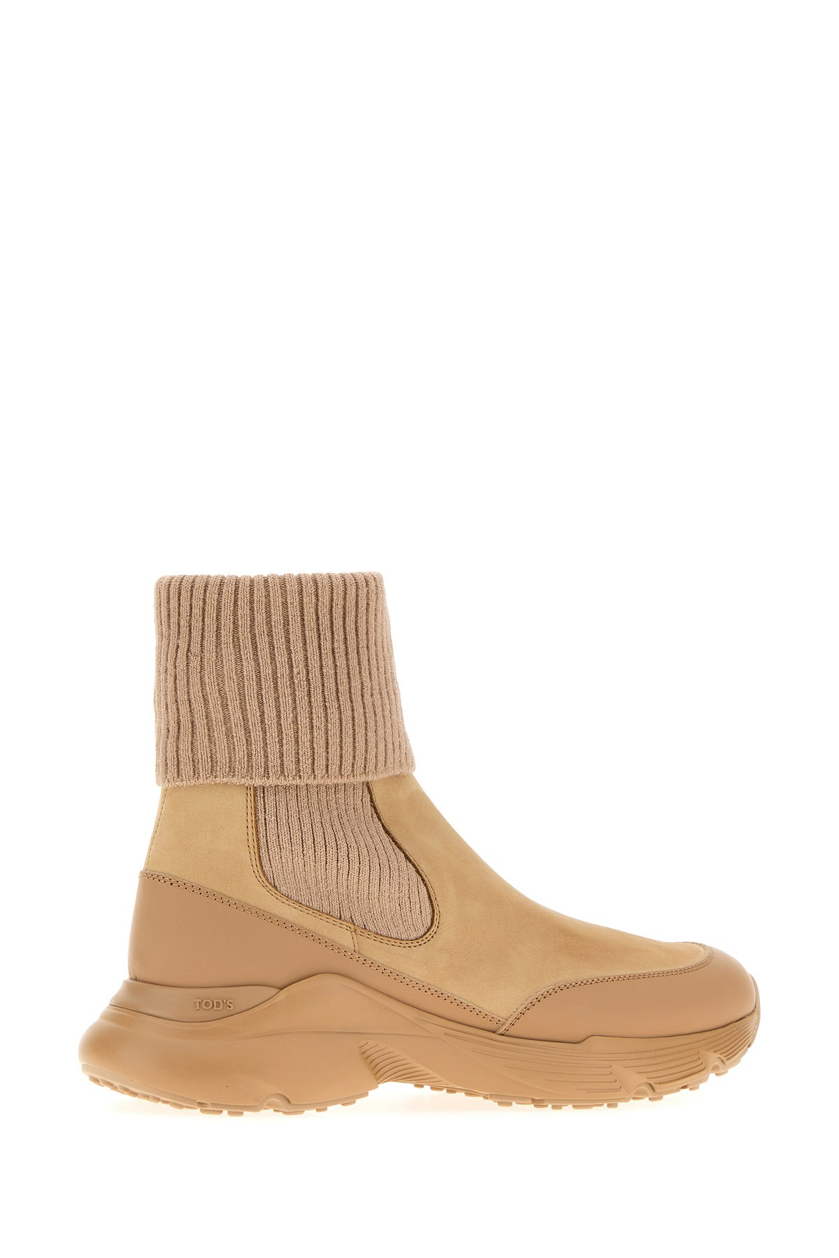 Beige suede ankle boots - 3