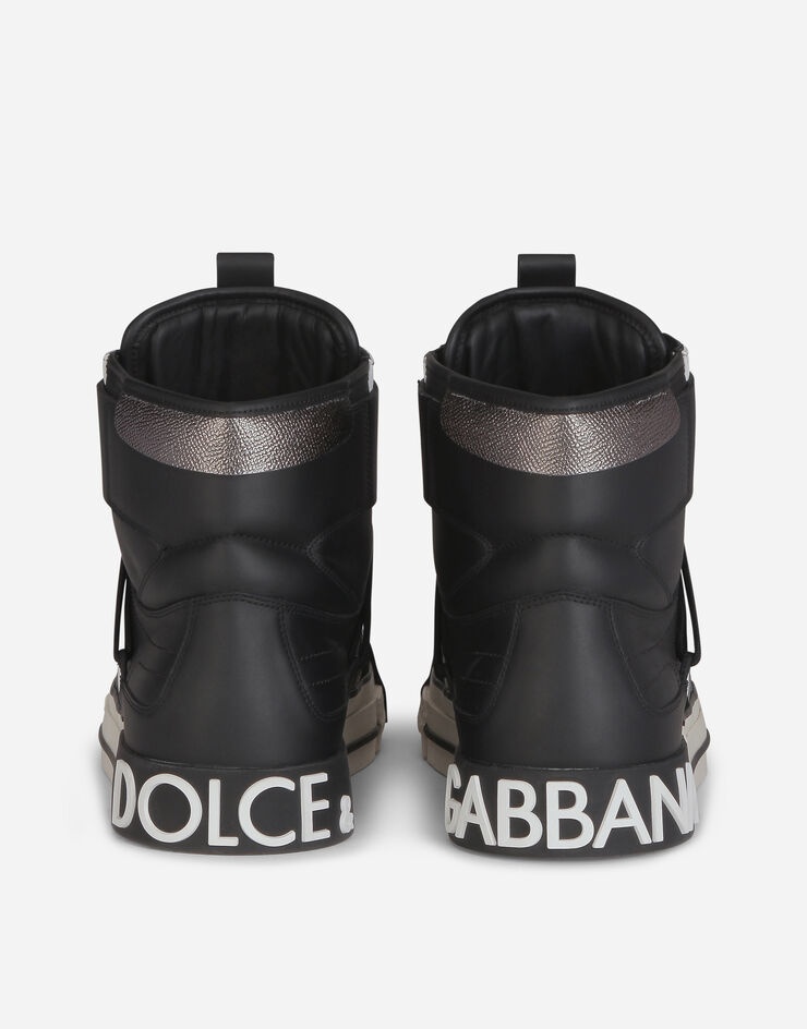 Calfskin 2.Zero custom high-top sneakers with contrasting details - 3