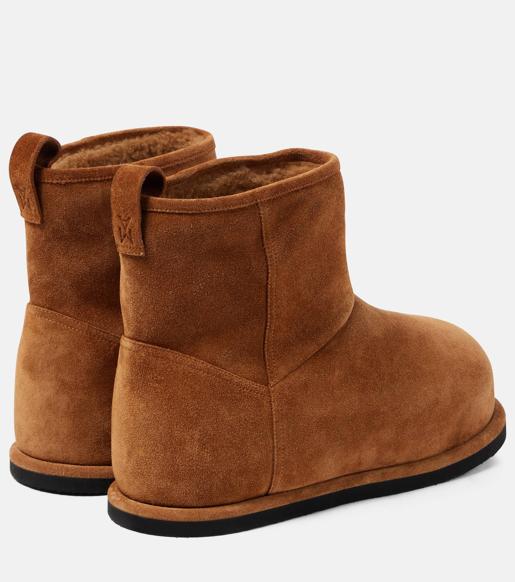 Heidi shearling-lined suede ankle boots - 2