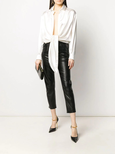 SAINT LAURENT draped shirt outlook