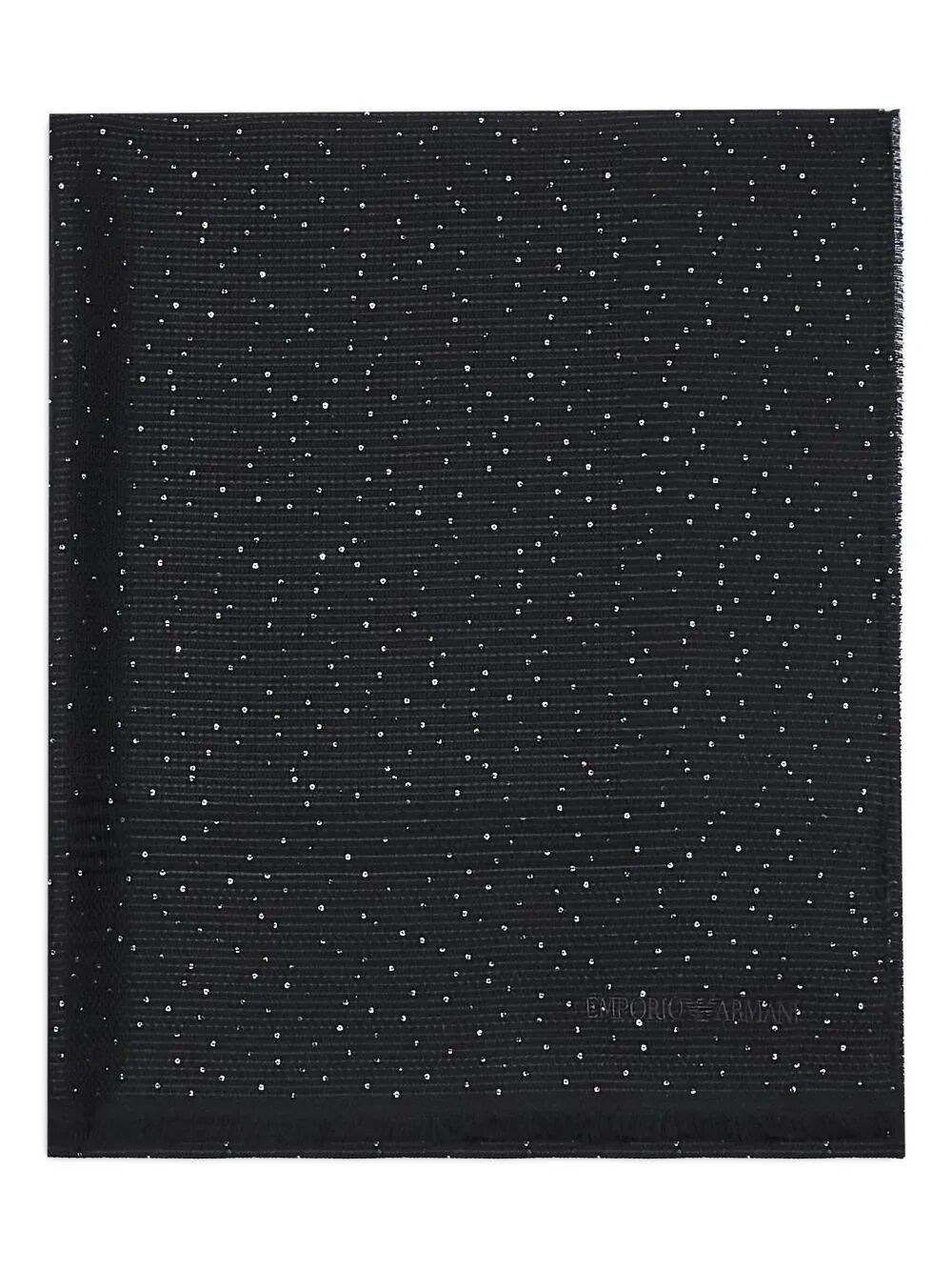 Elevate your accessory game with the 'SCARF WITH GLITTER' from the renowned brand EMPORIO ARMANI. Th - 1