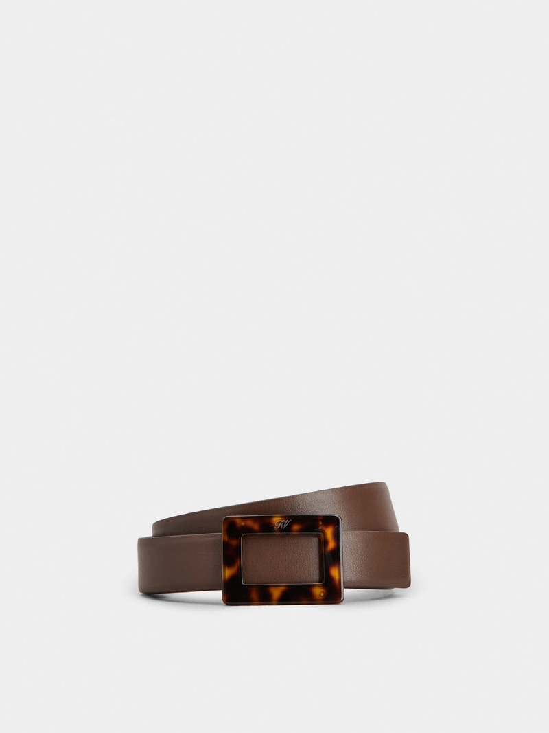 Belle Vivier Belt in leather 1