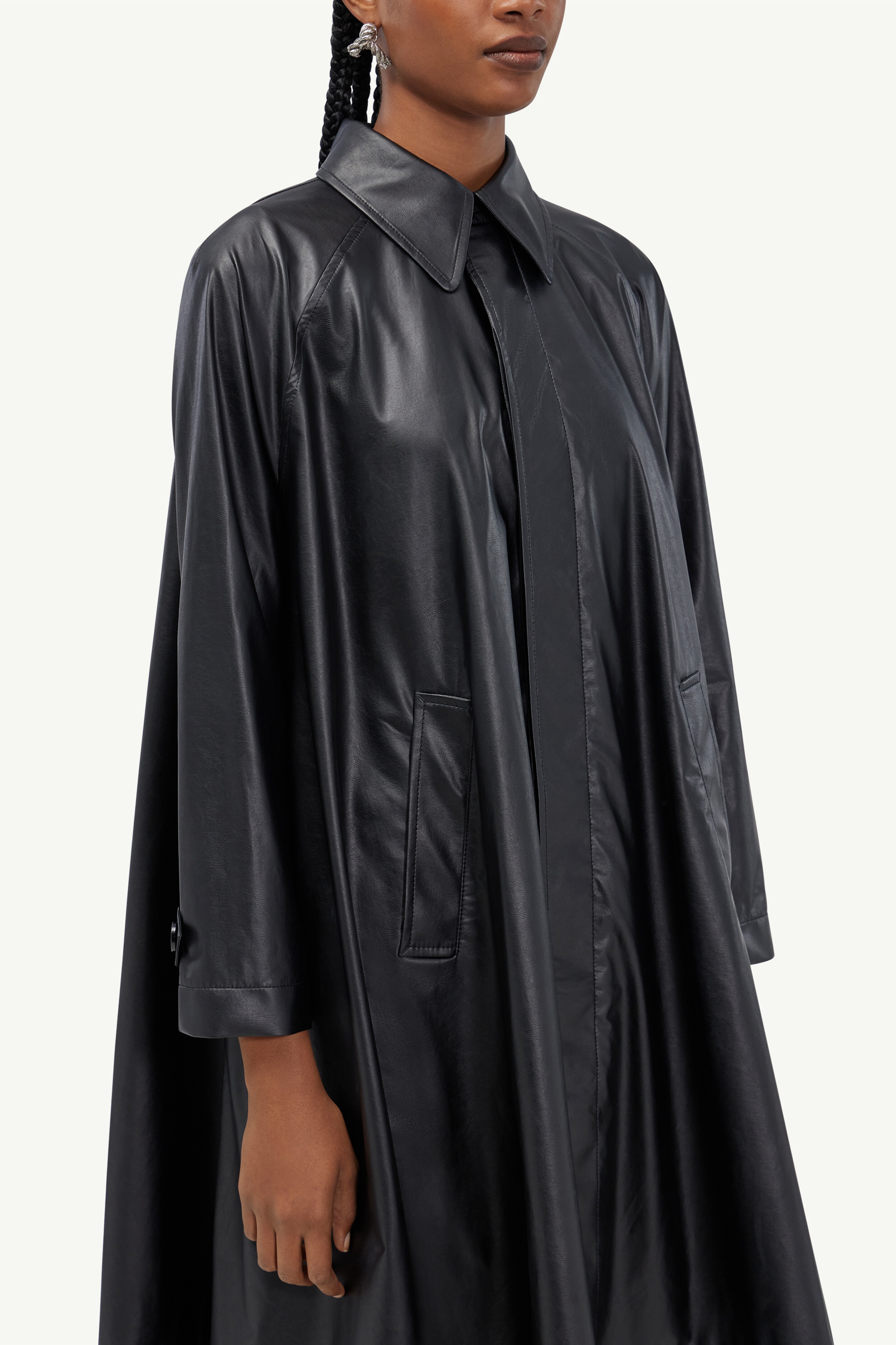 A-line trench coat - 5