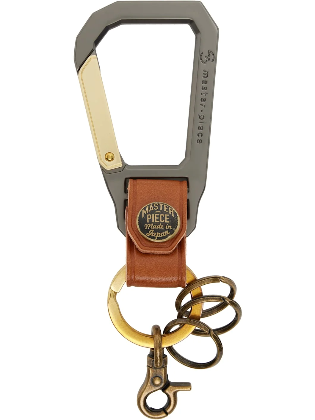 Tan Carabiner Keychain - 1