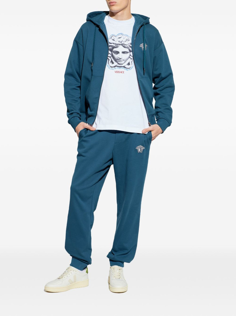 VERSACE zip-up hoodie outlook