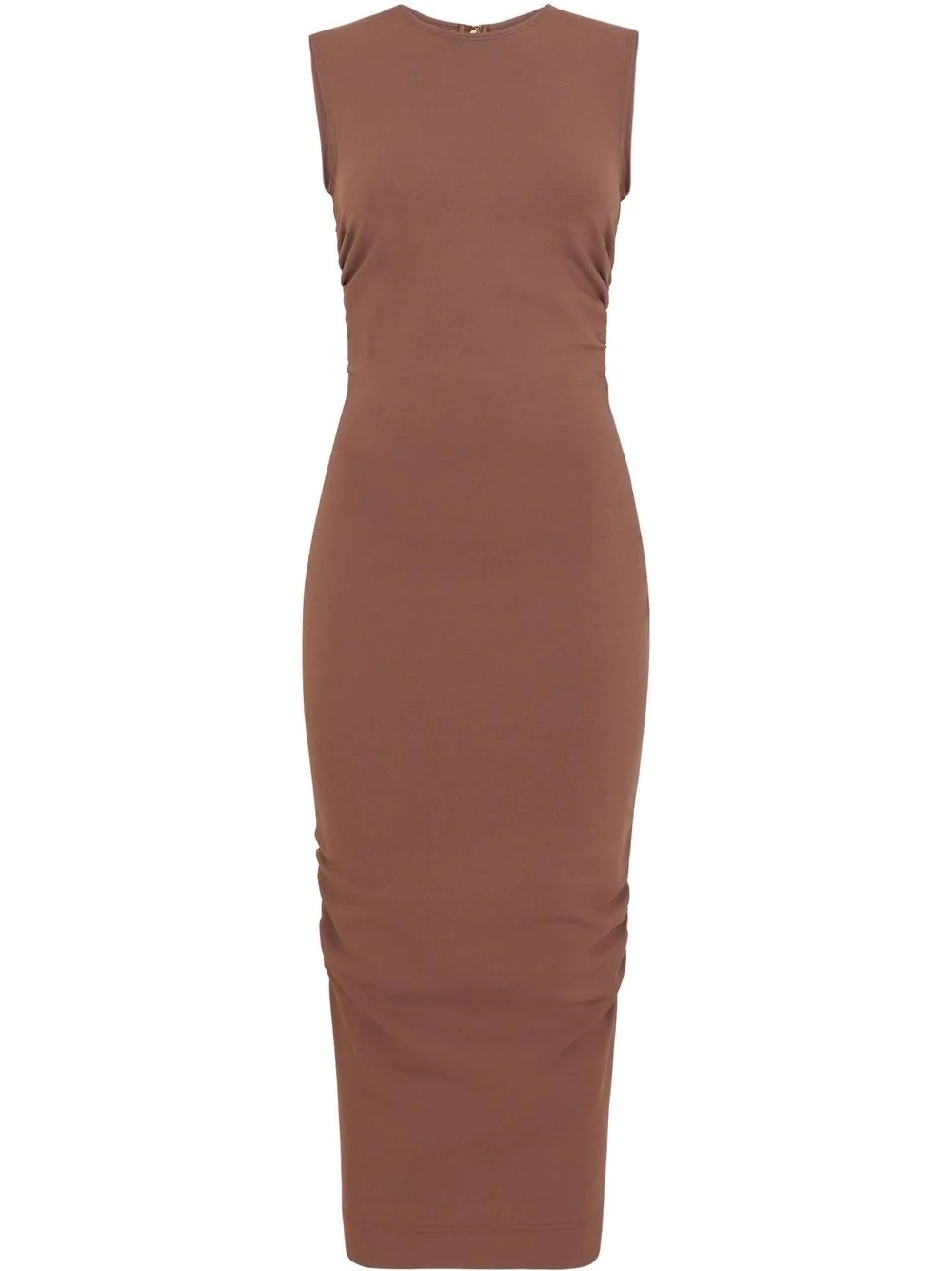 ruched mid-length dress - 1