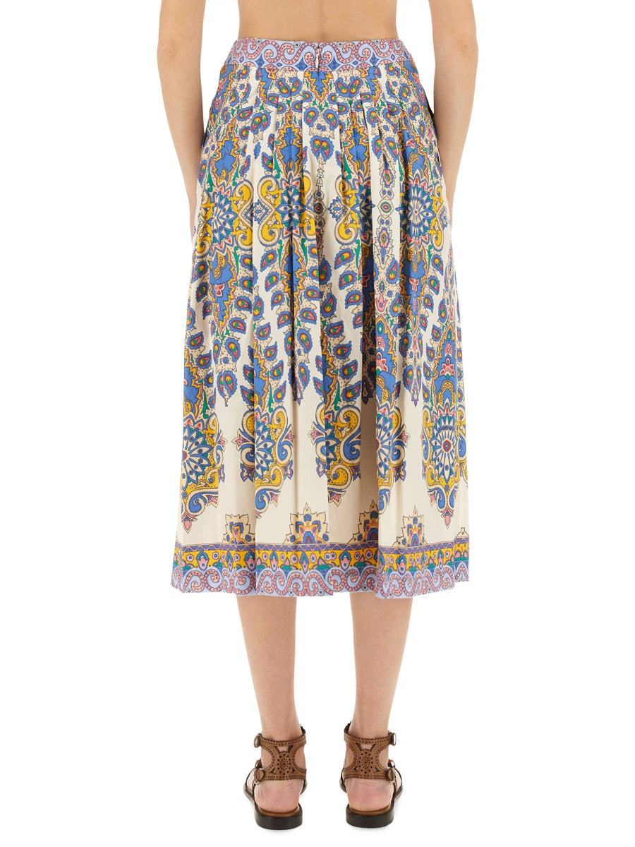 Etro Women Paisley Print Midi Skirt - 3