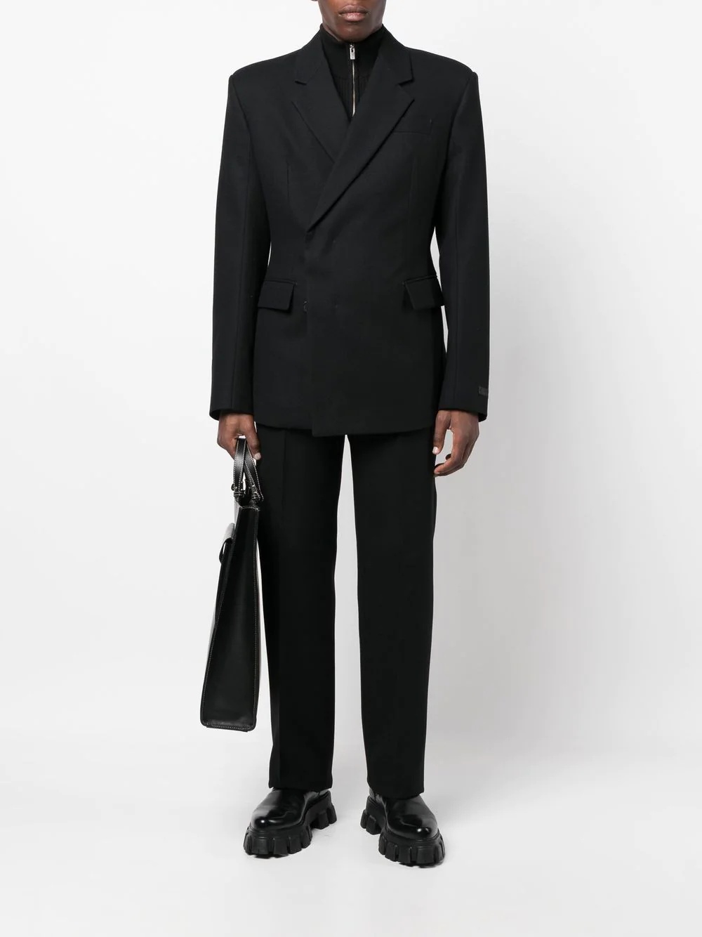 wool tailored trousers - 2