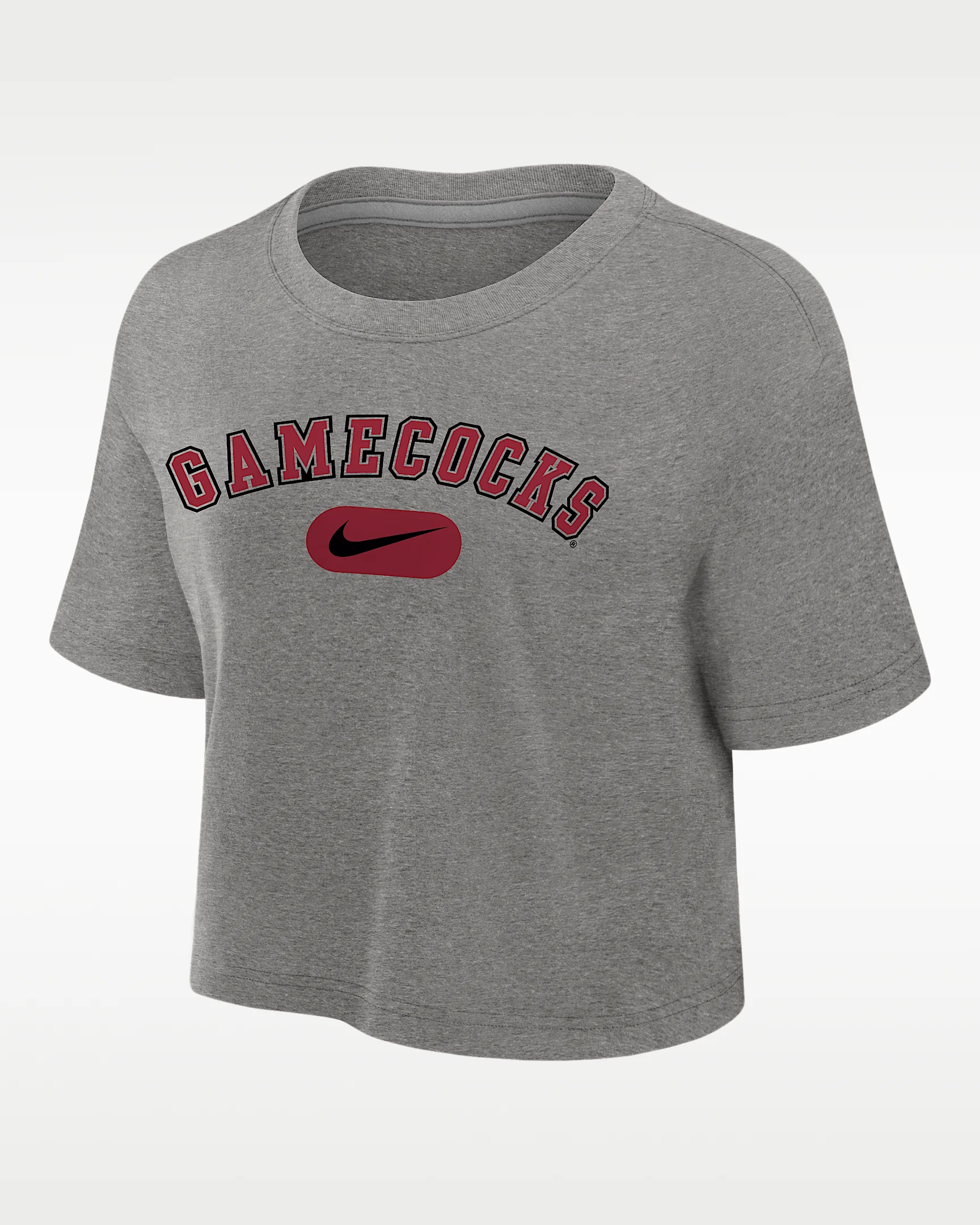 Nike College (South Carolina Gamecocks) Women's Dri-FIT Cropped T-Shirt - 1