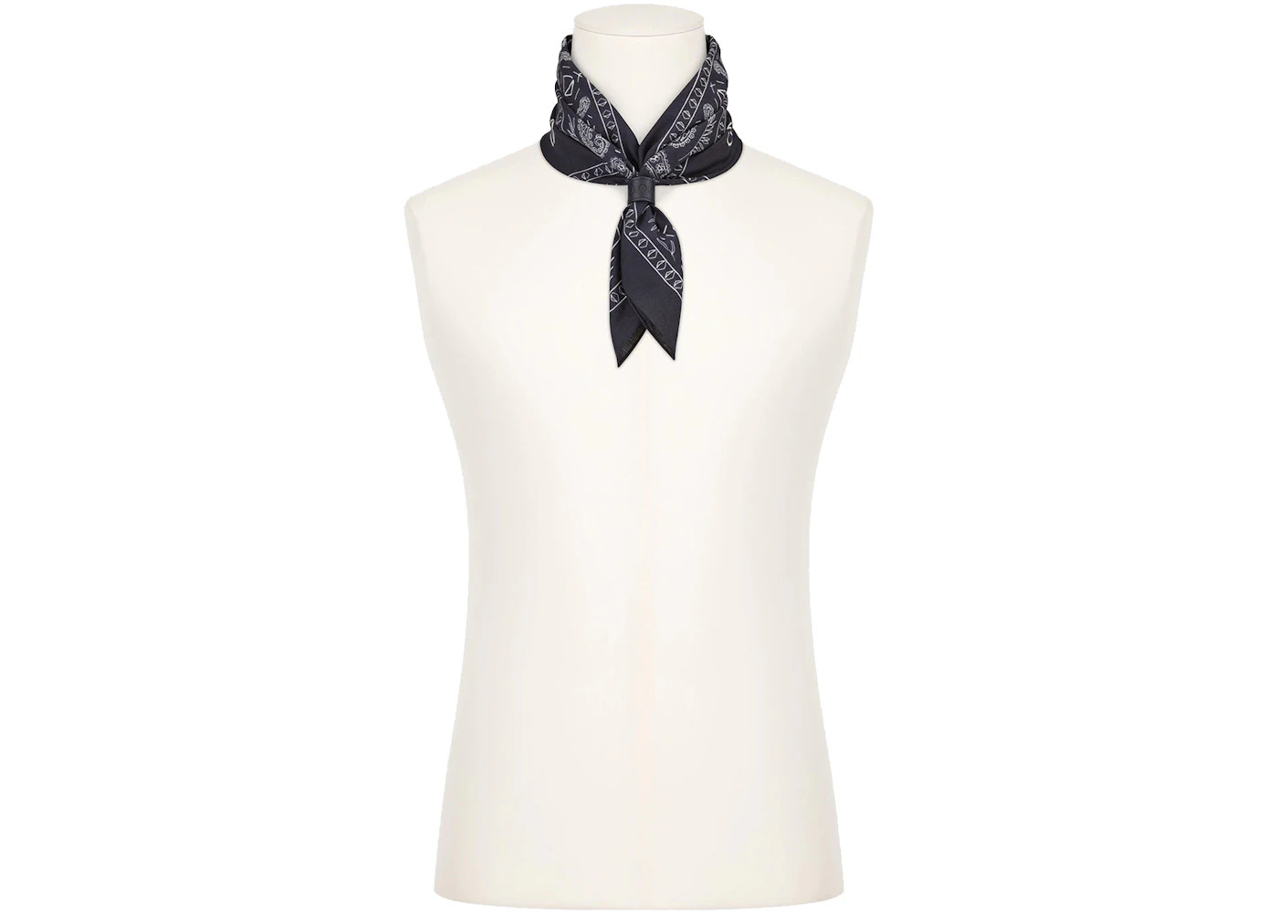 Dior x CACTUS JACK Printed Bandana Navy Blue/White - 2