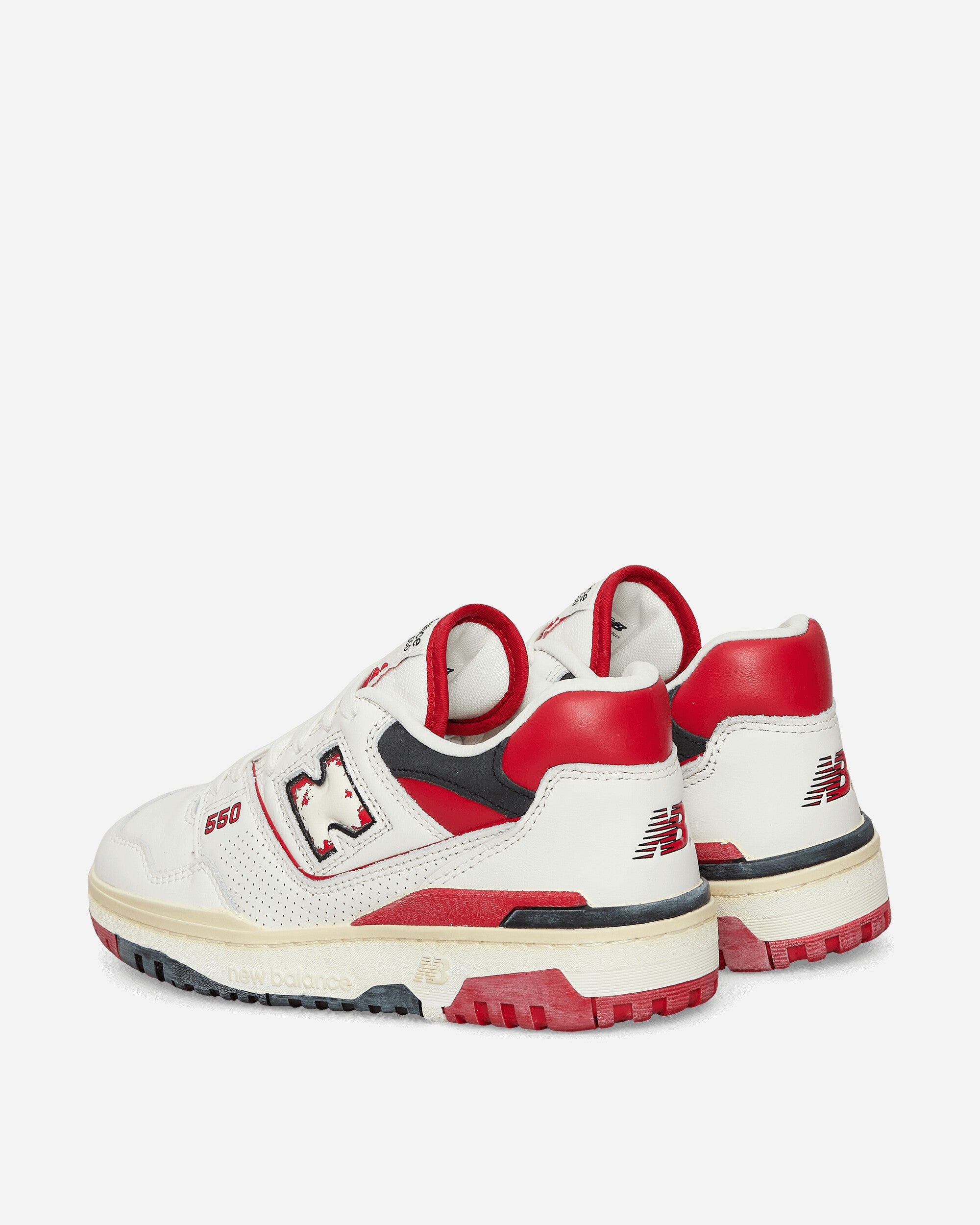 550 Sneakers Off White / Red - 4