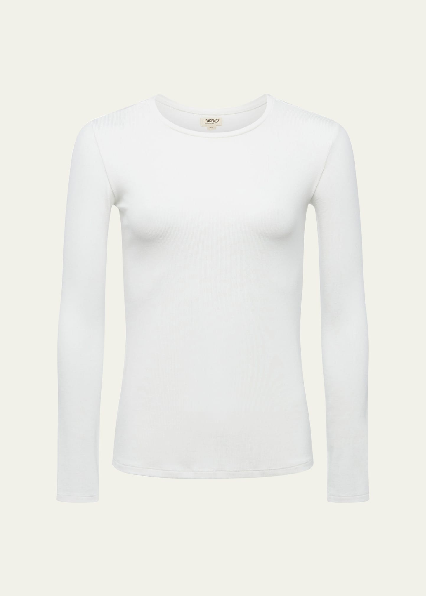 Tess Long-Sleeve Crewneck Tee - 1