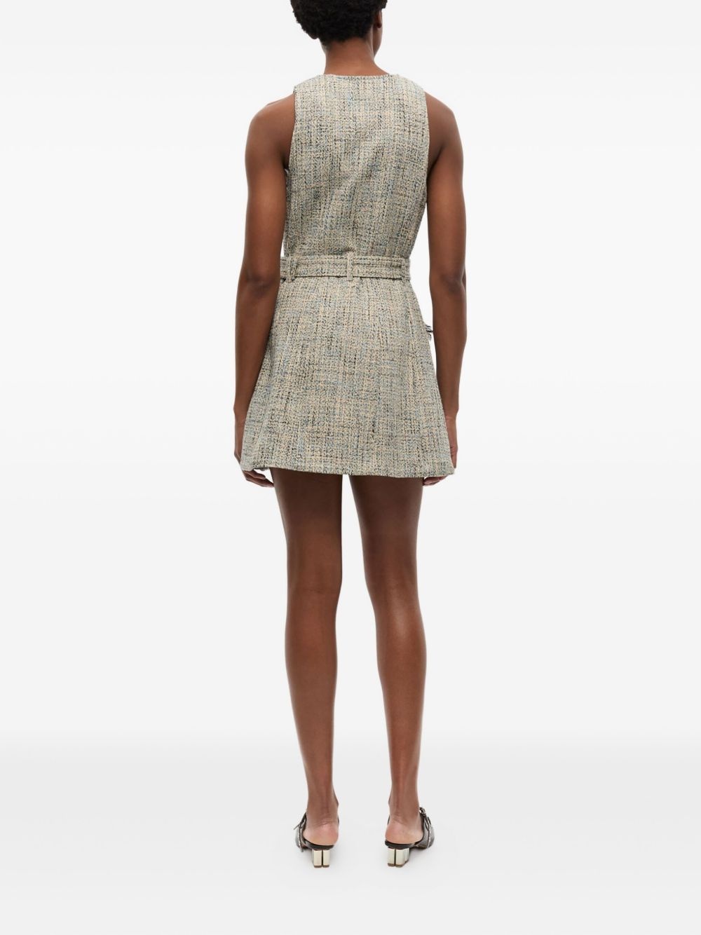tweed mini dress - 3