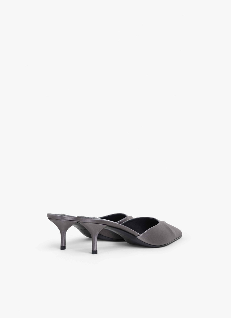Alaïa LE CŒUR 3D MULES IN SATIN outlook