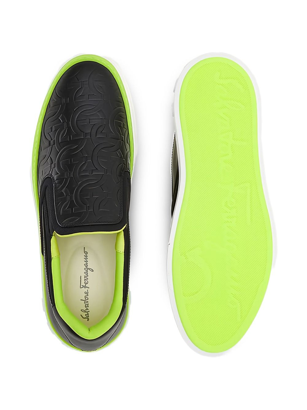 embossed-logo slip-on - 4