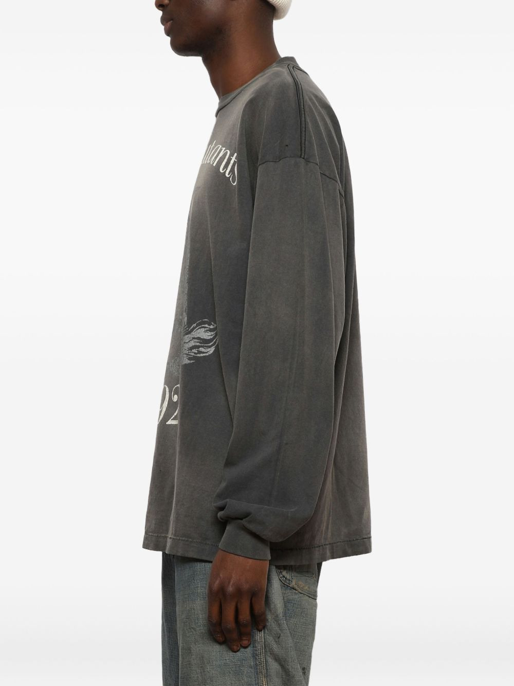 graphic-print long-sleeves T-shirt - 4