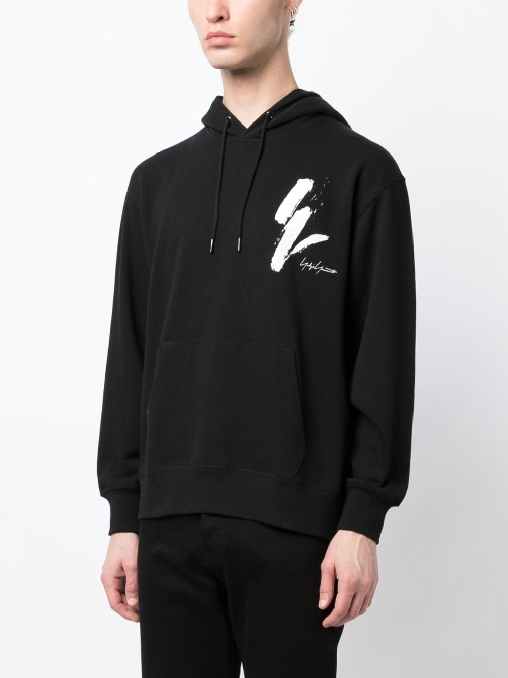 x New Era logo-print cotton hoodie - 3