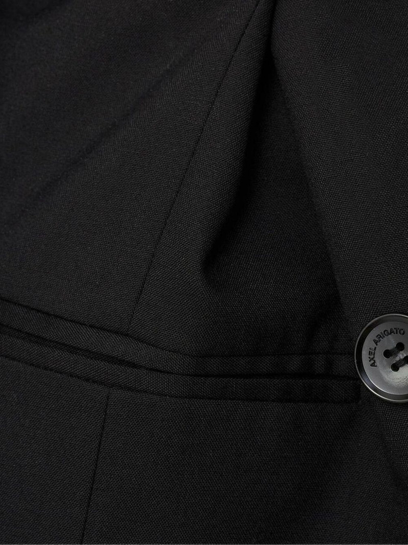 frayed double-breasted blazer 5