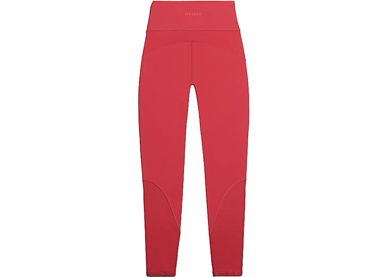 adidas adidas Ivy Park Rib Panel Tights Real Coral outlook