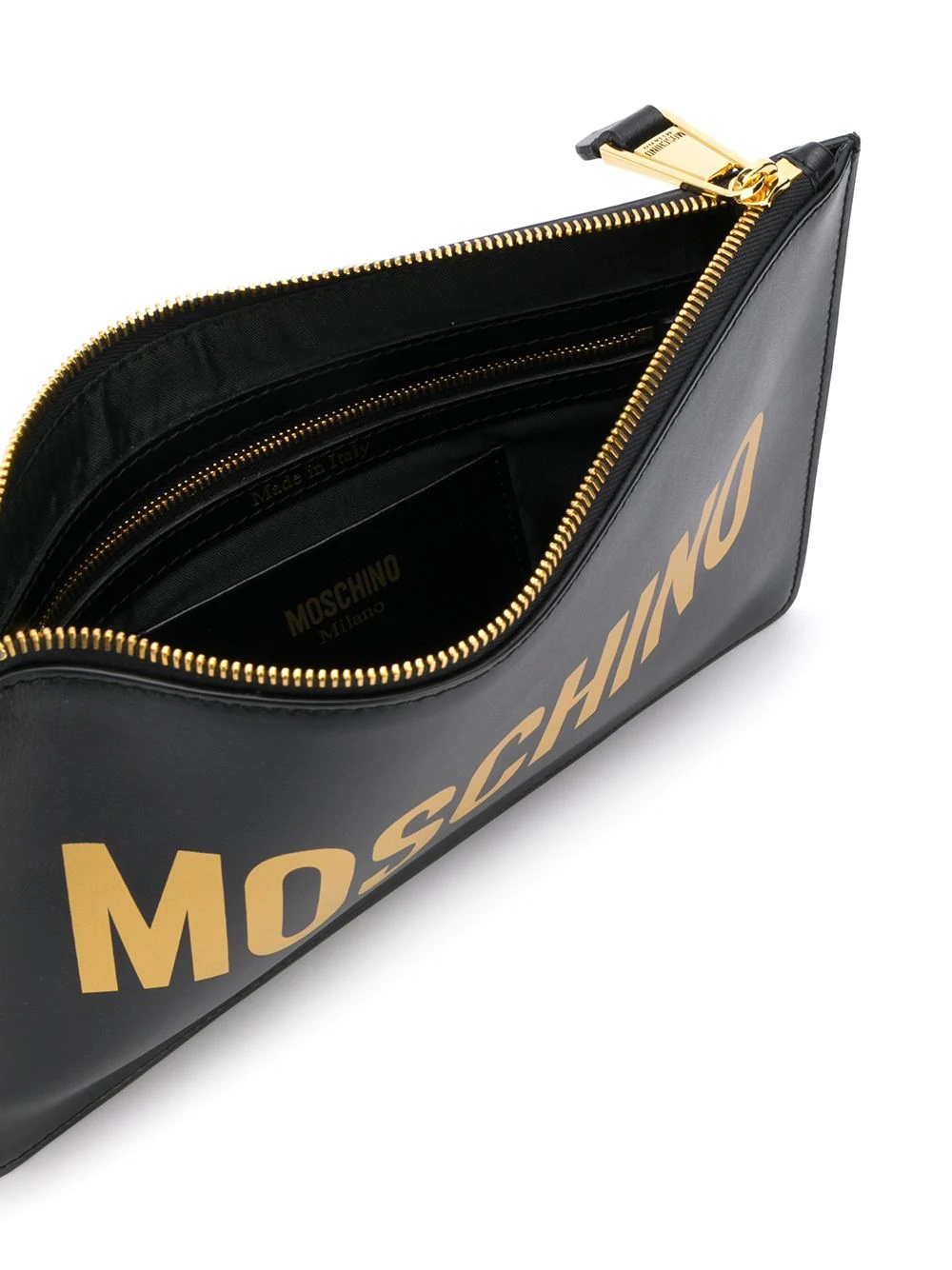 logo printed clutch - 5