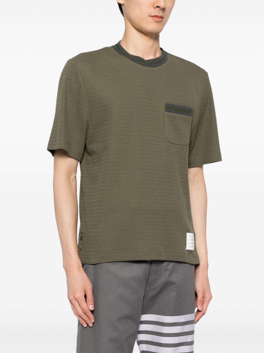 Pointelle cotton tee - 3