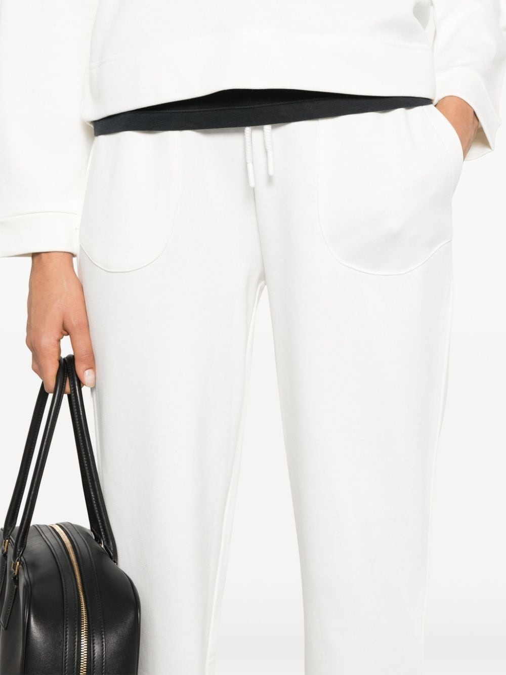 cotton track pants - 5