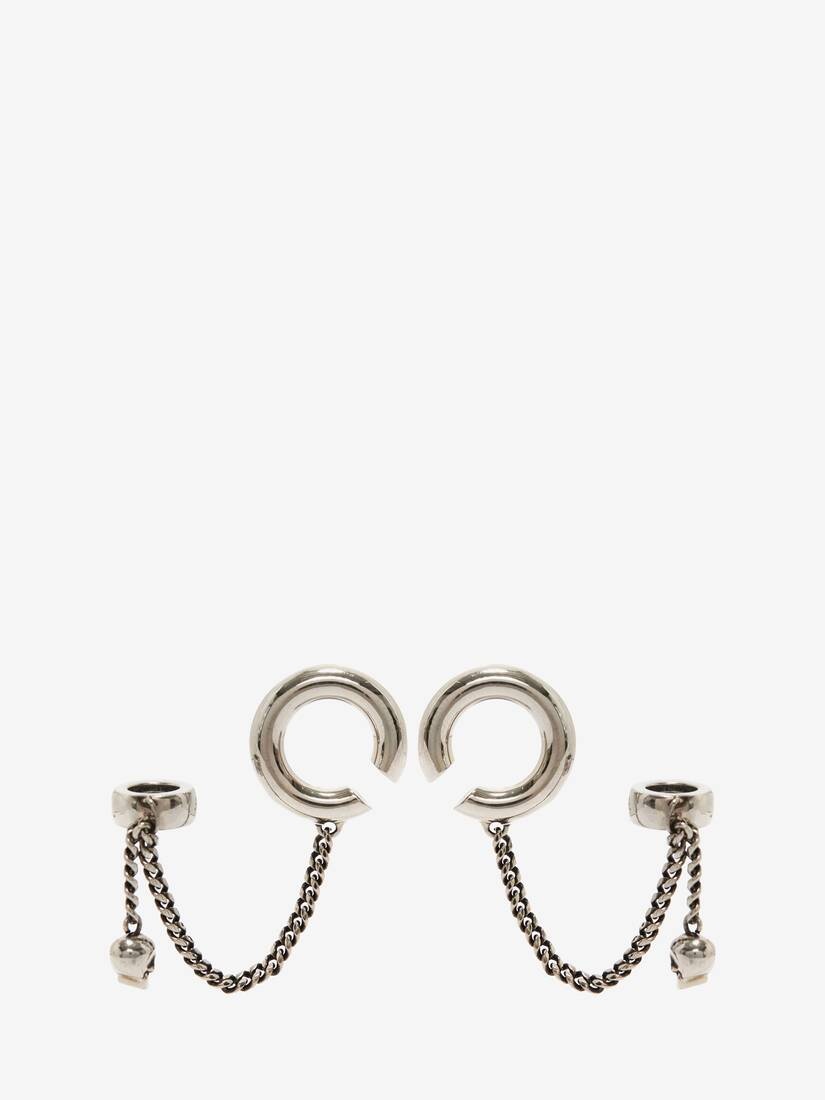 Men's Airpods Chain in Antique Silver - 4