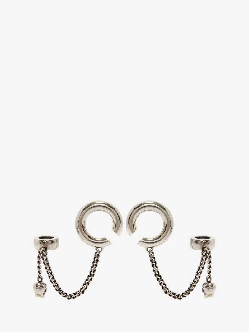 Men's Airpods Chain in Antique Silver 4