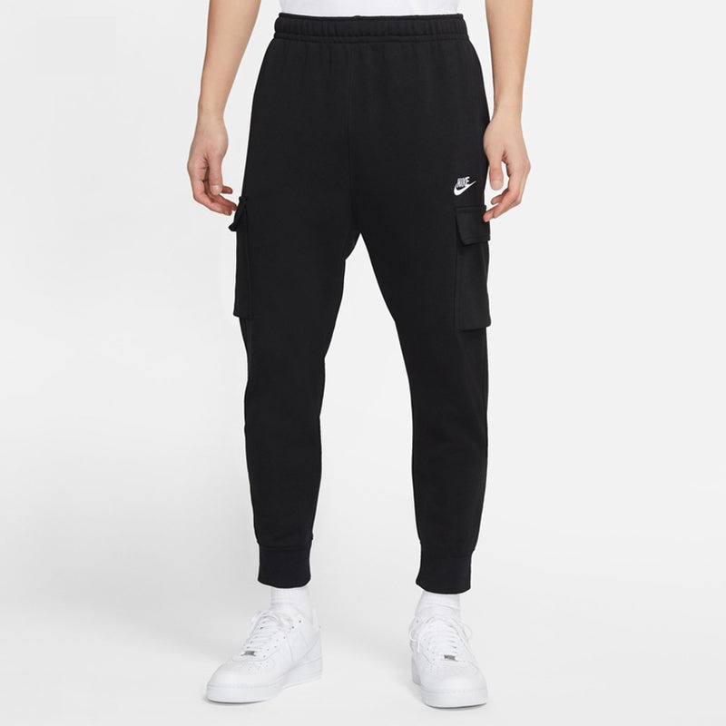 Nike MENS Sportswear Club French Terry Casual Overall Ankle Banded Pants Black CZ9955-010 - 3