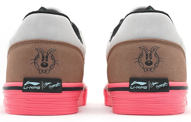 Li-Ning (WMNS) Li-Ning BadFive Wave Pro Low 50/50 x STEVEN HARRINGTON 'White Pink' AECS072-4 outlook