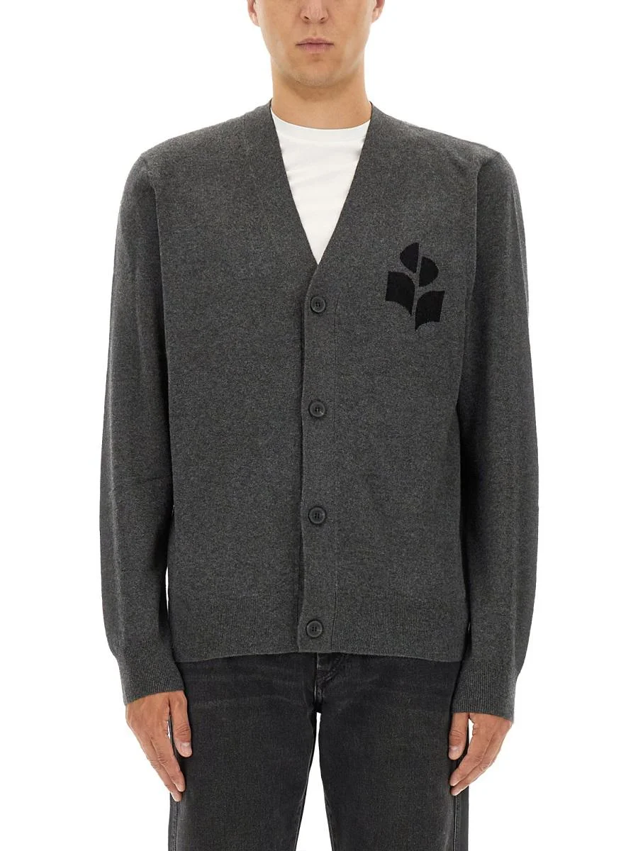 Isabel Marant Cardigan With Logo - 1