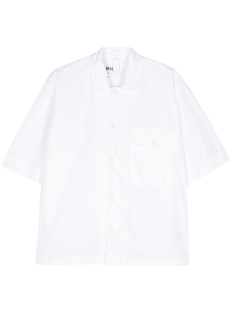 raglan-sleeves poplin shirt - 1