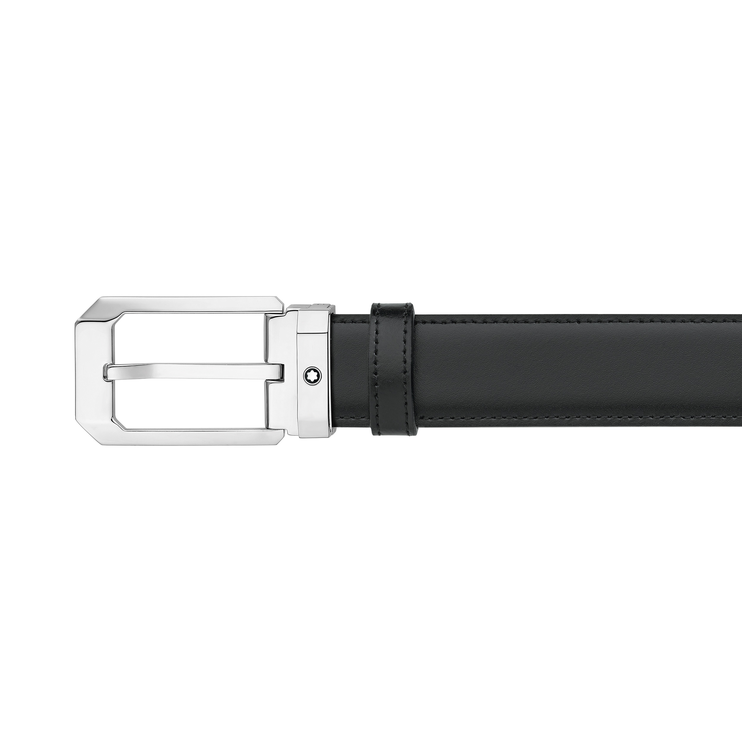 Black/brown 30 mm reversible leather belt - 3