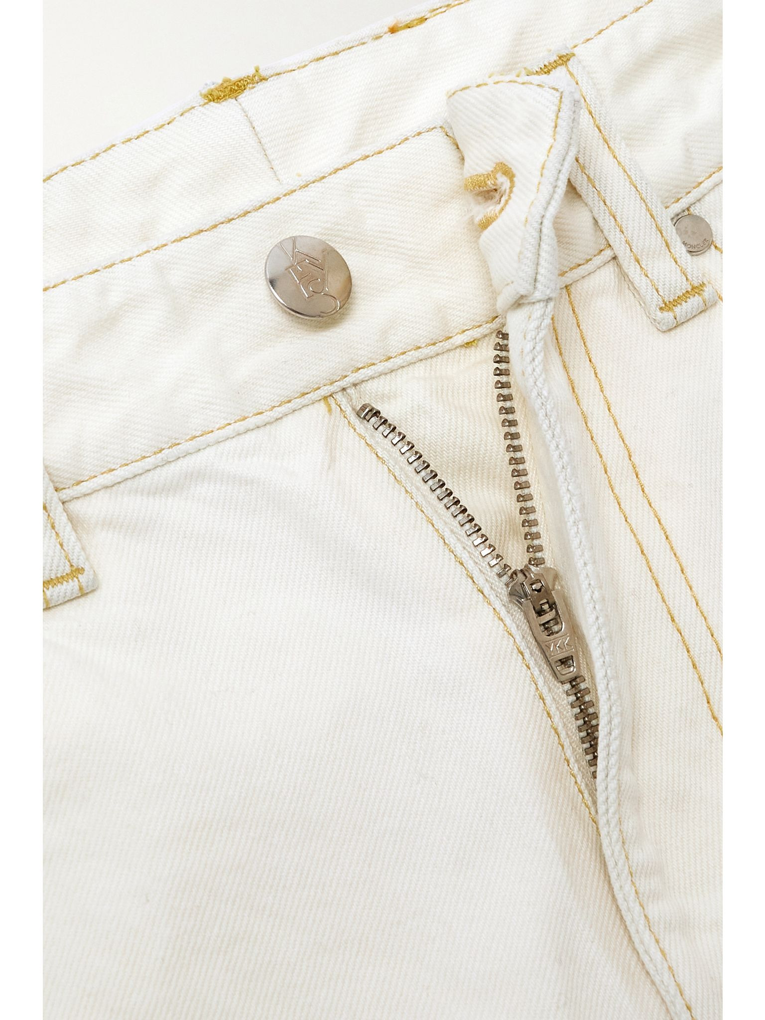 + Alicia Keys high-rise wide-leg jeans White - 5