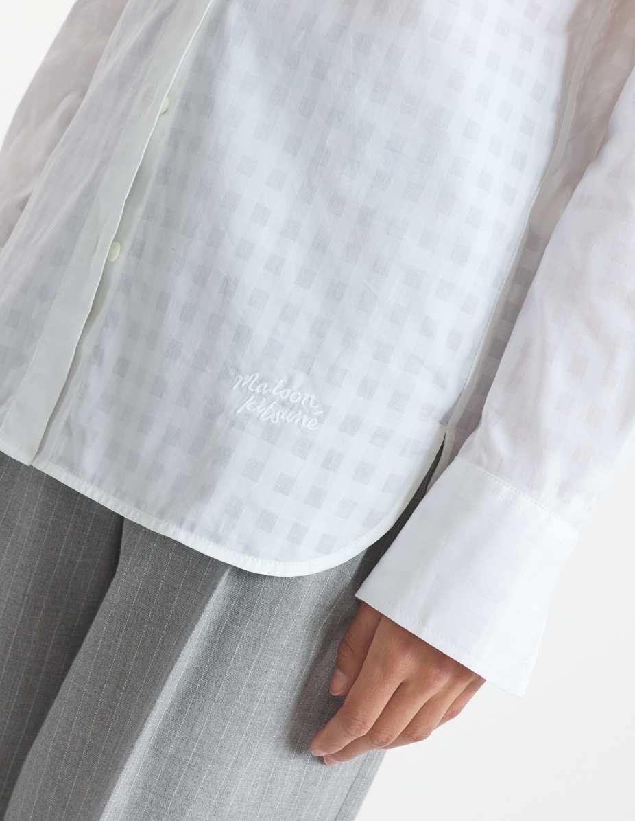 STAND COLLAR SHIRT - 4
