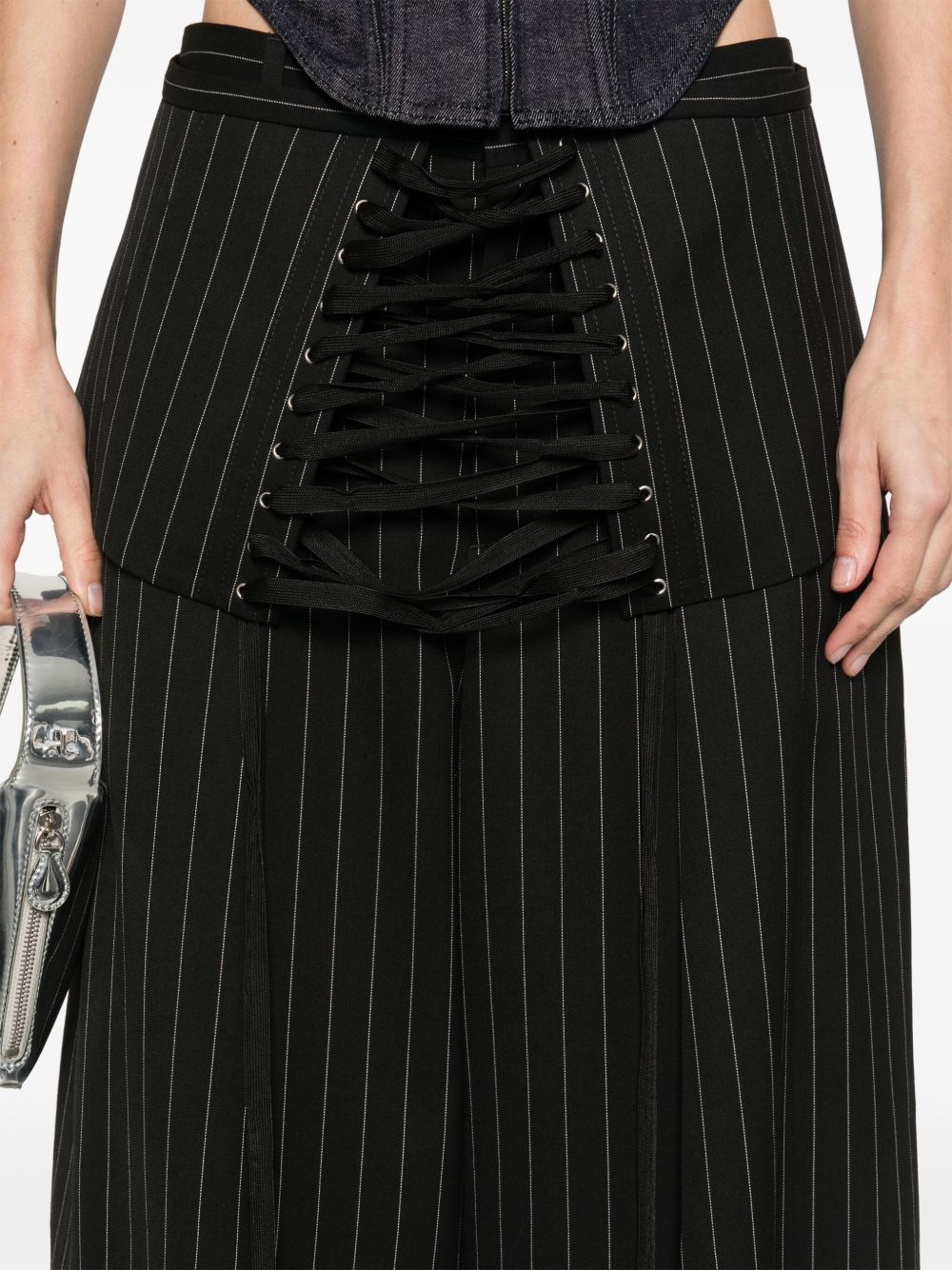 pinstriped trousers - 5