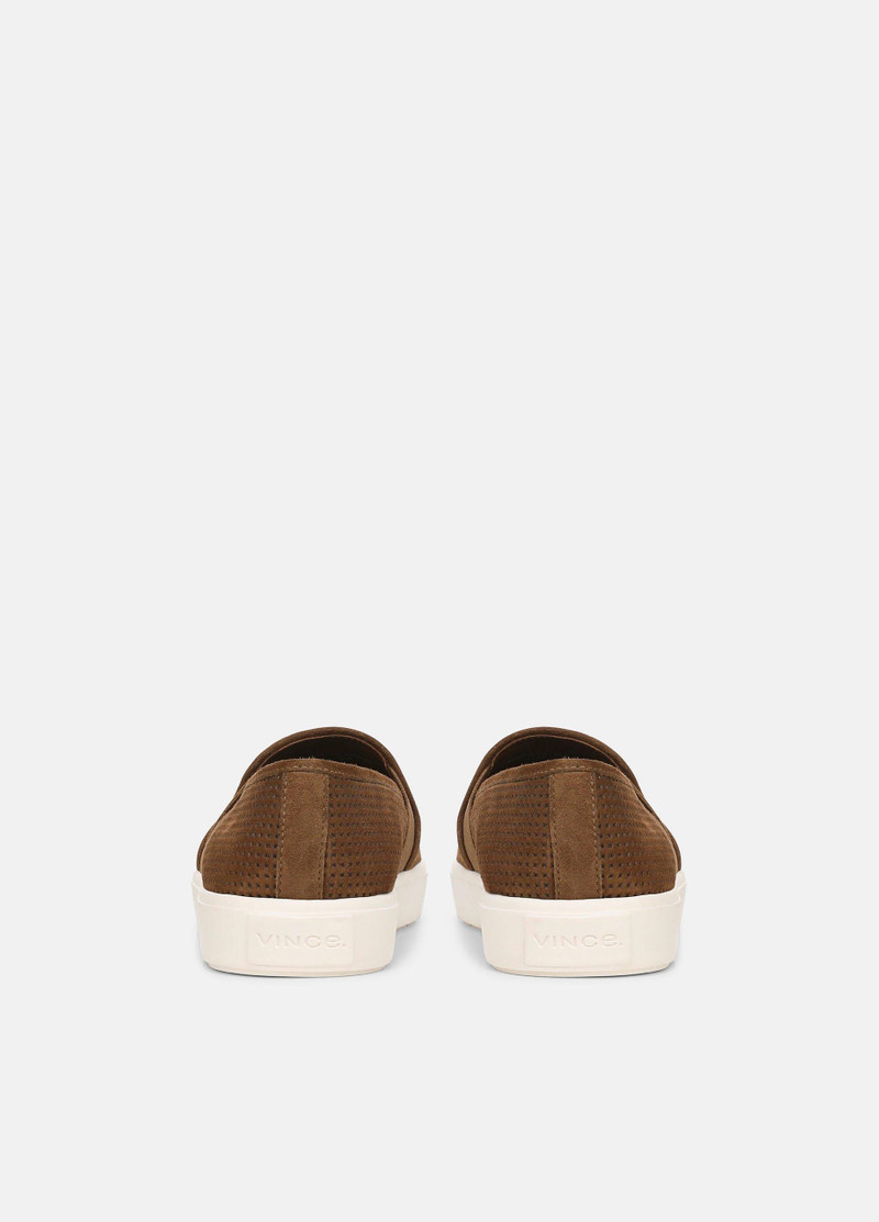 Vince Blair Perforated Suede Sneaker outlook