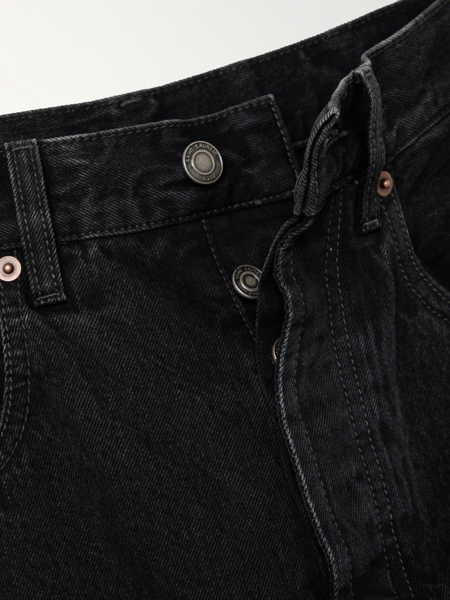 90s Baggy high-rise wide-leg jeans Black - 5