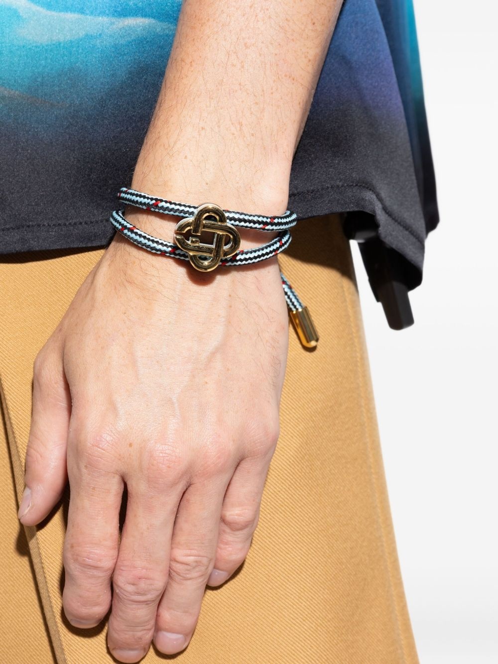 logo-plaque bracelet - 2