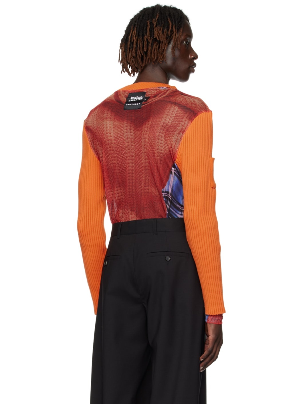 Orange Jean Paul Gaultier Edition Long Sleeve T-Shirt - 3