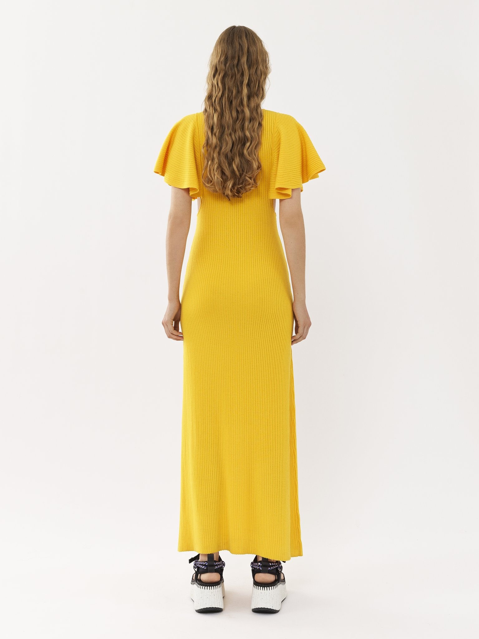 WING-SLEEVE DRESS - 4