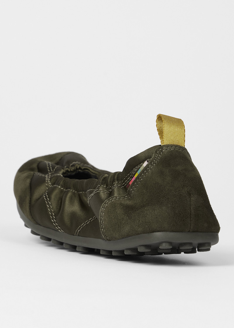 Women's Khaki 'Laguna' Ballet Flats 3