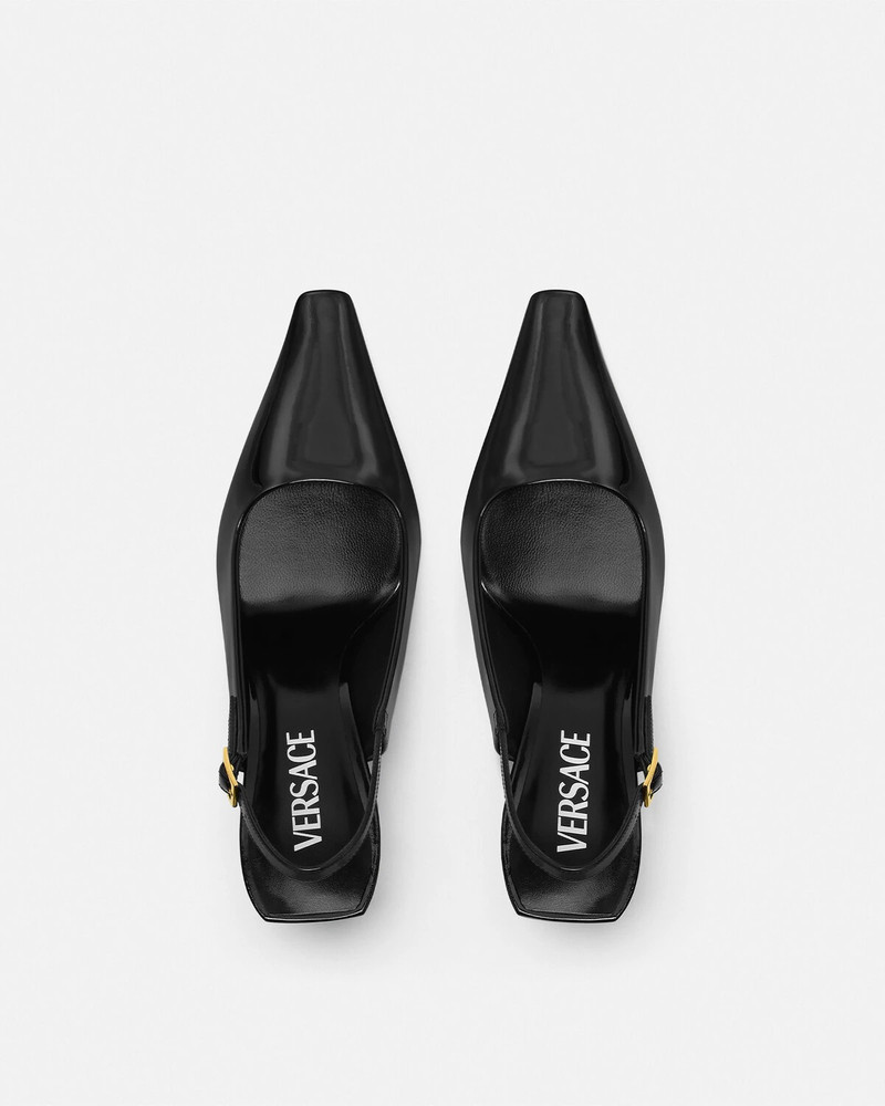 V2025 Patent Slingback Pumps 85 mm 4