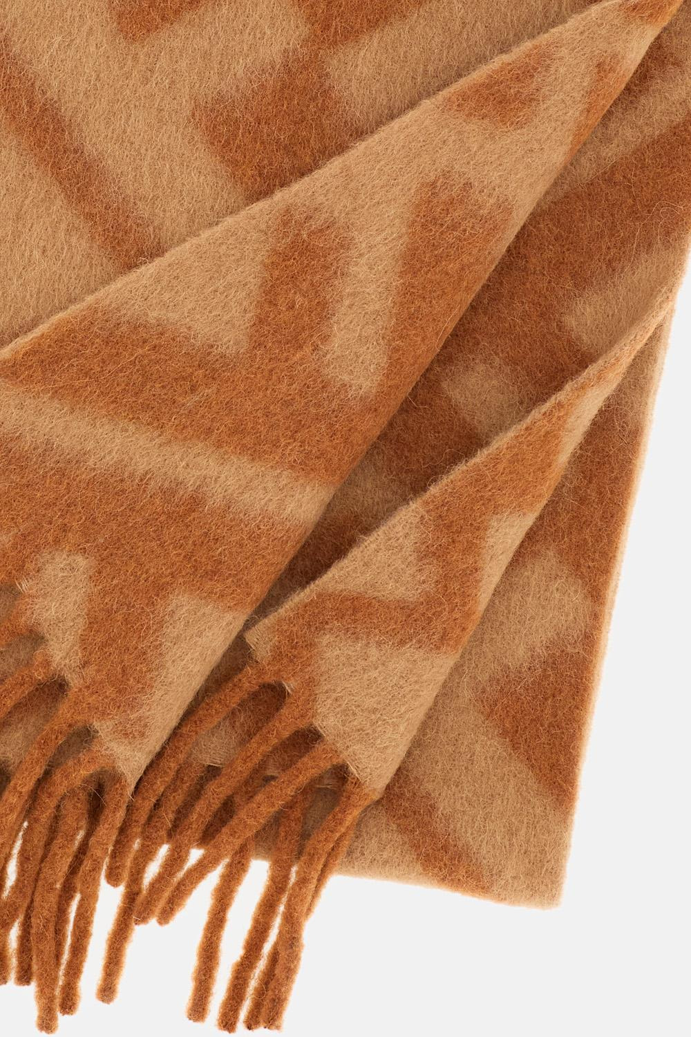 FF scarf in alpaca and wool - 2