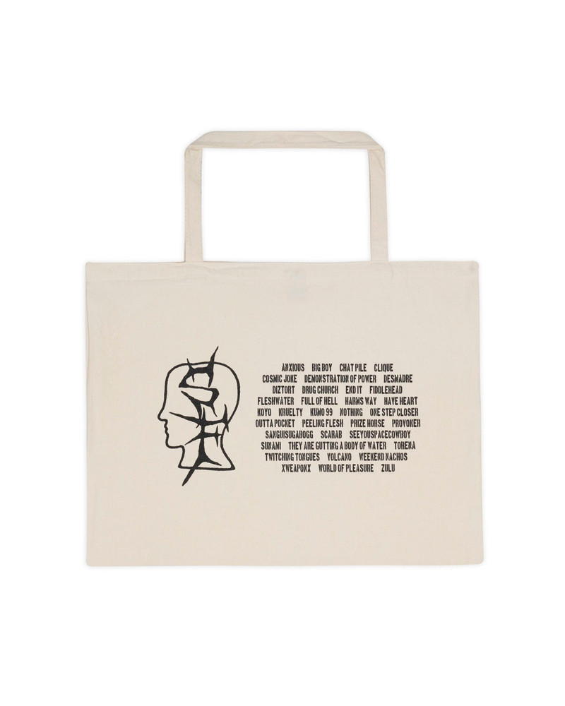 BRAIN DEAD Brain Dead x Sound and Fury Lineup Tote Bag - Natural outlook