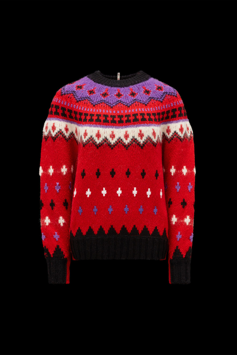 Alpaca & Wool Jacquard Sweater 1