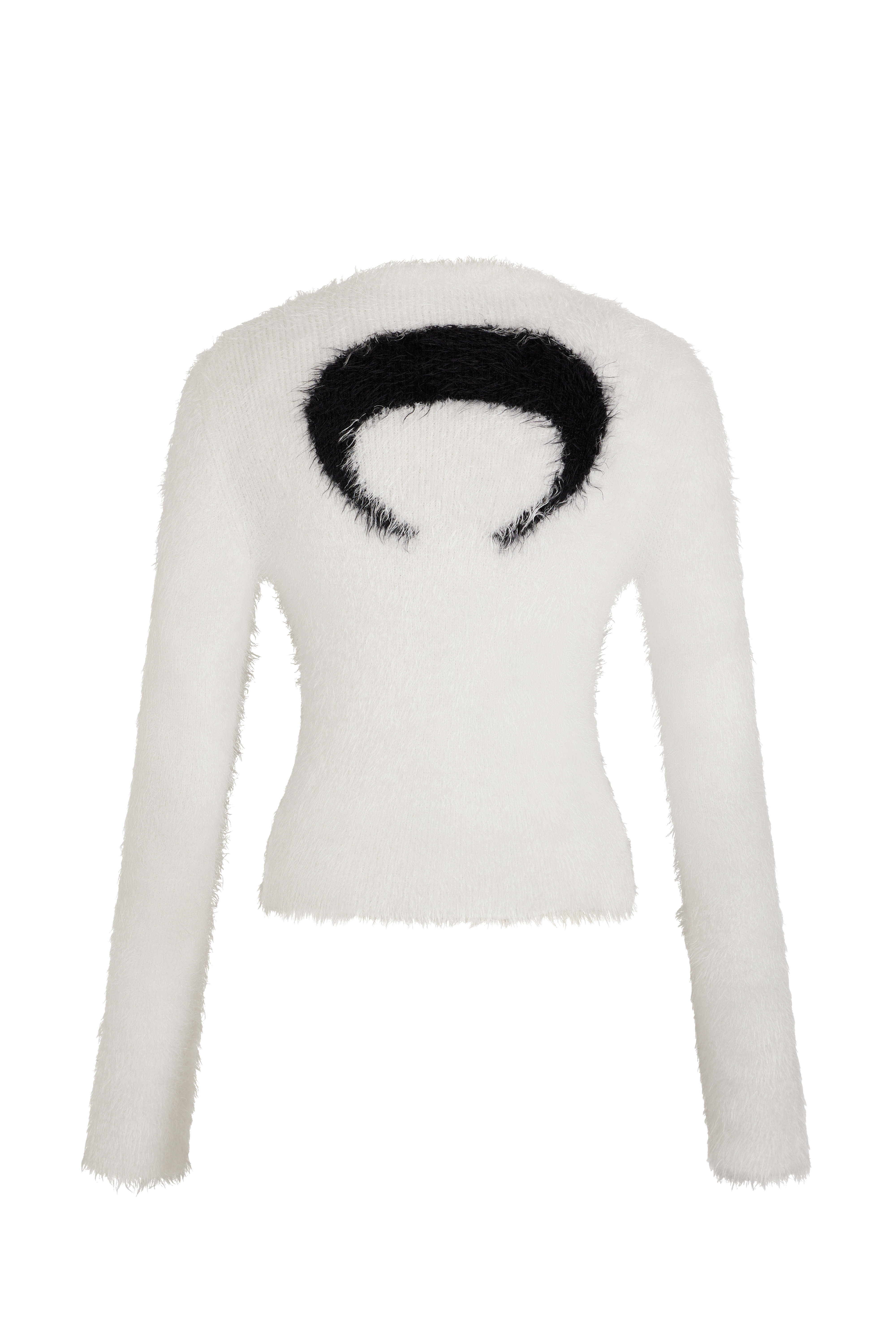 Wild Fluffy Knit Crewneck Pullover - 2