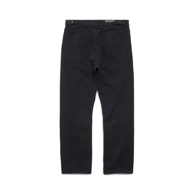 BALENCIAGA Loose Fit Buckle Pants in Black outlook